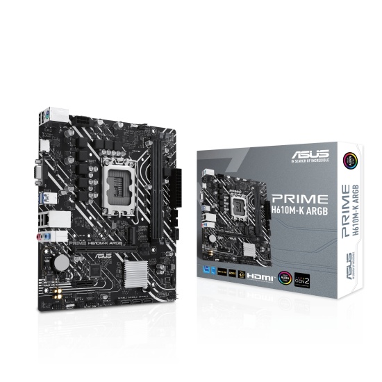 ASUS Prime H610M-K ARGB DDR5 LGA 1700 Motherboard