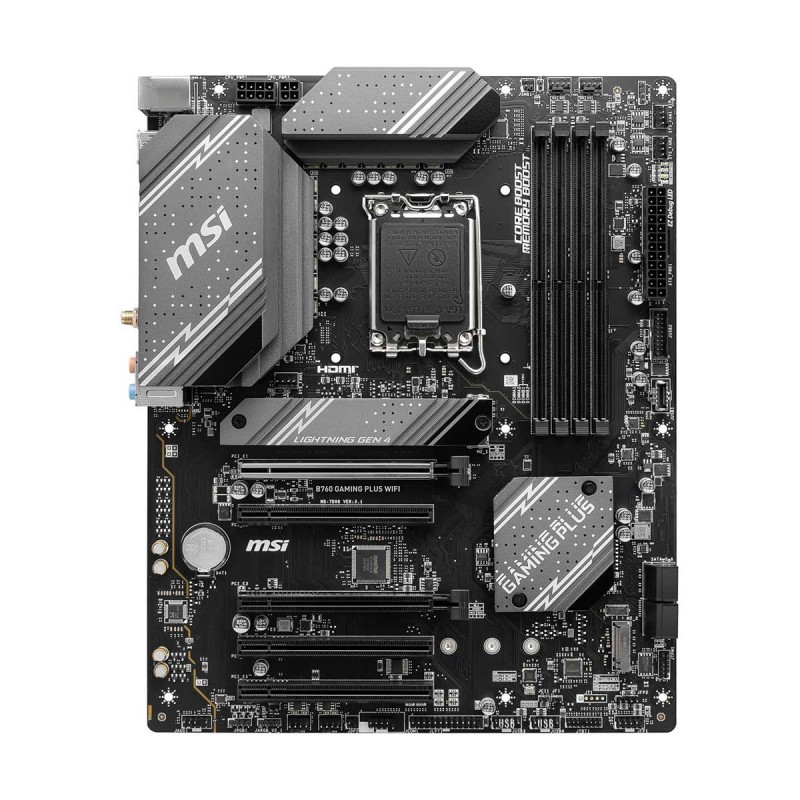 MSI B760 GAMING PLUS WIFI Intel B760 Chipset LGA1700 DDR5 ATX Motherboard
