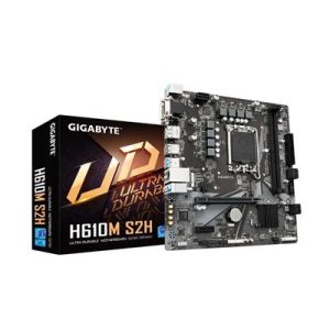 Gigabyte H610M S2H Ultra Durable DDR5 Intel H610 LGA 1700 Raptor Lake Micro-ATX Motherboard