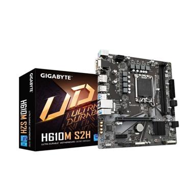 Gigabyte H610M S2H Ultra Durable DDR5 Intel H610 LGA 1700 Raptor Lake Micro-ATX Motherboard