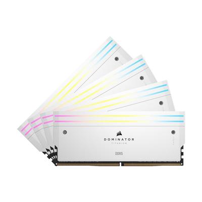Corsair CMP64GX5M4B6000C36W DOMINATOR TITANIUM RGB DDR5 64GB Kit(4 x 16GB) DDR5 DRAM 6000MHz CL36 1.35V White Memory 1 Corsair CMP64GX5M4B6000C36W DOMINATOR TITANIUM RGB DDR5 64GB Kit(4 x 16GB) DDR5 DRAM 6000MHz CL36 1.35V White Memory