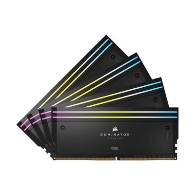 Corsair CMP96GX5M4B6000C30 DOMINATOR TITANIUM RGB DDR5 96GB Kit(4 x 24GB) DDR5 DRAM 6000MHz CL30 1.40V Black Memory 1 Corsair CMP96GX5M4B6000C30 DOMINATOR TITANIUM RGB DDR5 96GB Kit(4 x 24GB) DDR5 DRAM 6000MHz CL30 1.40V Black Memory