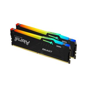 Kingston KF552C36BBEAK2-64 Fury Beast RGB 64GB Kit(2x32GB) DDR5-5200MHz CL36 1.25V AMD EXPO Black Memory