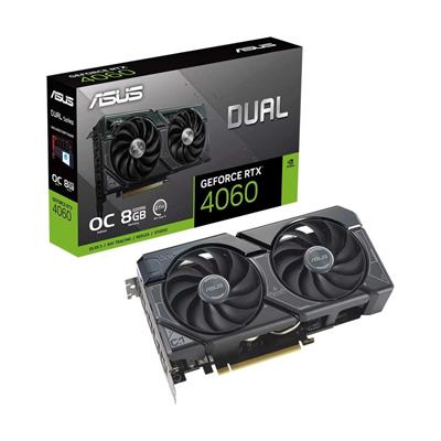 ASUS GeForce RTX 4060 DUAL OC Edition GDDR6 128-Bit PCIe 4.0 Graphics Card 1 ASUS GeForce RTX 4060 DUAL OC Edition GDDR6 128-Bit PCIe 4.0 Graphics Card