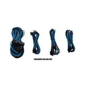 Corsair CP-8920150 Premium Individually Sleeved Type 4 Gen 3 Starter Kit PSU Cables Blue & Black