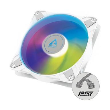 Arctic ACFAN00254A P12 PWM PST A-RGB 0dB High Static Pressure 120mm White Chassis Fan