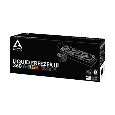 ARCTIC ACFRE00144A Liquid Freezer III ARGB 360mm AIO Black CPU Cooler 5 ARCTIC ACFRE00144A Liquid Freezer III ARGB 360mm AIO Black CPU Cooler
