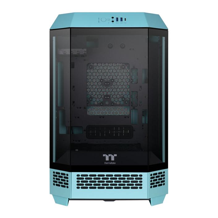 Thermaltake The Tower 300 Turquoise Micro-ATX Mid-Tower Gaming Chassis 2 Thermaltake The Tower 300 Turquoise Micro-ATX Mid-Tower Gaming Chassis
