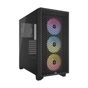 Corsair CC-9011255-WW 3000D RGB AIRFLOW Black Steel ATX Mid Tower Gaming Chassis