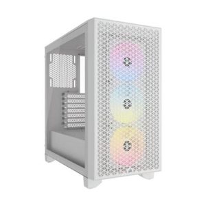 Corsair CC-9011256-WW 3000D RGB AIRFLOW White ATX Mid-Tower Gaming Chassis