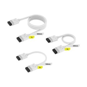 Corsair iCUE LINK White Cable Kit – 5-Pack, CL-9011126-WW Corsair Cable Kit, Corsair iCUE LINK Cable Kit White 5-Pack, Corsair 5-Pack iCUE LINK White Cables South Africa, Corsair iCUE LINK 5 Cable Kit White, Corsair iCUE LINK Accessories White Kit 5-Pack, Corsair LINK Cable Kit White CL-9011126-WW, Buy Corsair iCUE LINK White Cable Kit South Africa, Corsair iCUE LINK Modular Cable Kit 5-Pack White, Corsair White Cable Kit for iCUE LINK Devices