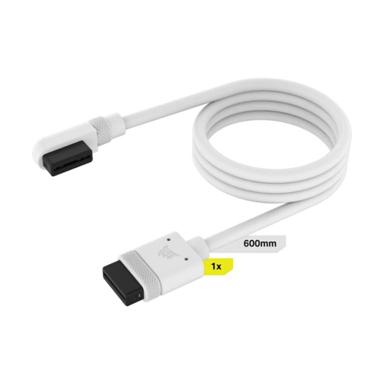 Corsair iCUE LINK 600mm Right-Angled White Cable