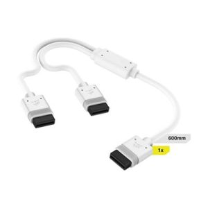 Corsair iCUE LINK 600mm Y-Splitter White Cable