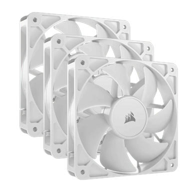 Corsair CO-9050193-WW RS120 120mm PWM White Triple Pack Case Fans