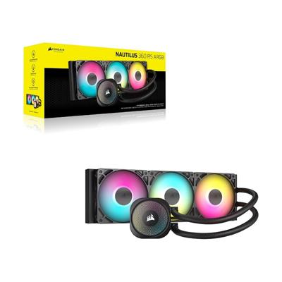 Corsair CW-9060093-WW NAUTILUS 360 RS ARGB 360mm Black Liquid CPU Cooler 7 Corsair CW-9060093-WW NAUTILUS 360 RS ARGB 360mm Black Liquid CPU Cooler