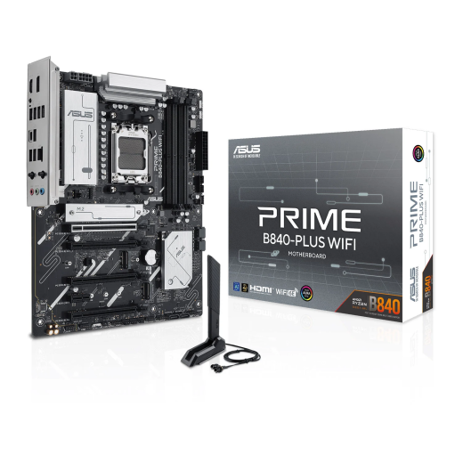 ASUS PRIME B840-PLUS WIFI AMD B840 Ryzen Socket AM5 ATX Motherboard