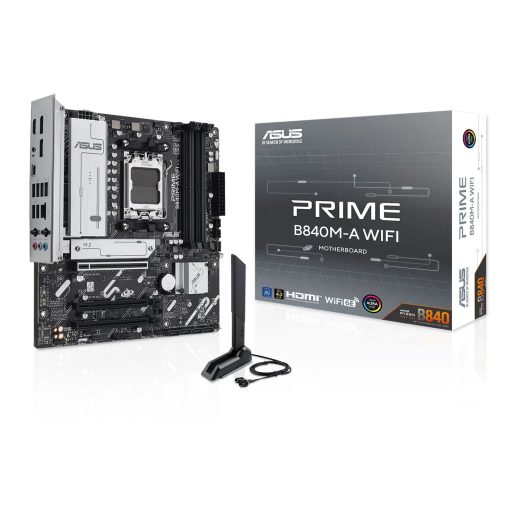 ASUS PRIME B840M-A WIFI AMD B840 Ryzen Socket AM5 Micro-ATX Motherboard