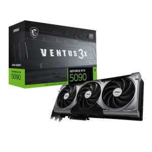 MSI GeForce RTX 5090 VENTUS 3X OC 32GB GDDR7 512-bit PCIe 5.0 Graphics Card