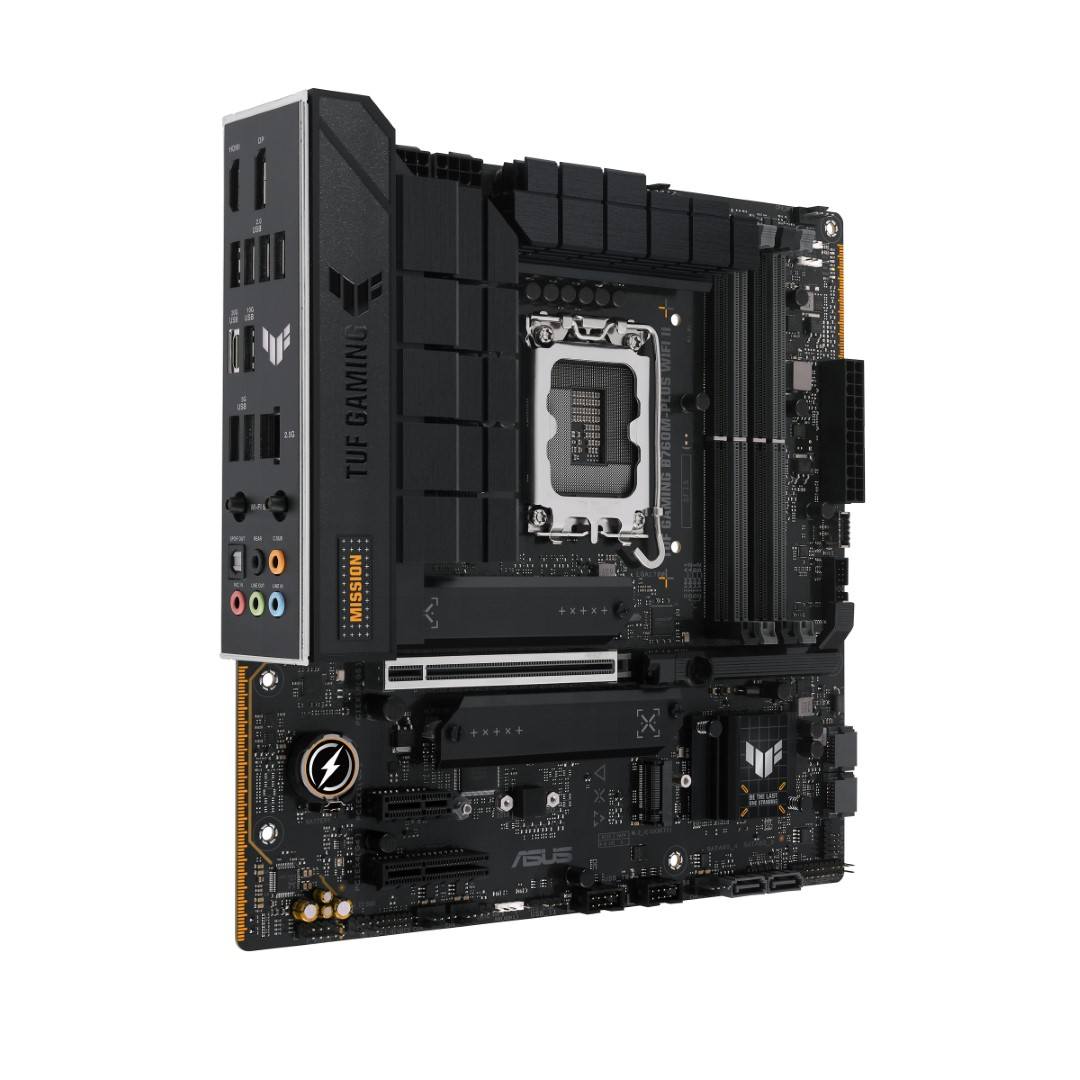 ASUS TUF GAMING B760M-PLUS WIFI II DDR5 Intel B760 LGA 1700 Raptor Lake Micro-ATX Motherboard 3 ASUS TUF GAMING B760M-PLUS WIFI II DDR5 Intel B760 LGA 1700 Raptor Lake Micro-ATX Motherboard