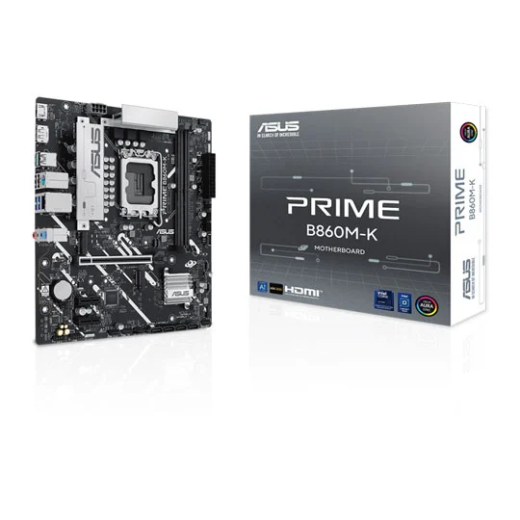 ASUS PRIME B860M-K Intel B860 LGA 1851 Arrow Lake Micro-ATX Motherboard