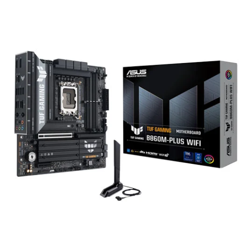 ASUS TUF GAMING B860M-PLUS WIFI Intel B860 LGA 1851 Arrow Lake Micro-ATX Motherboard