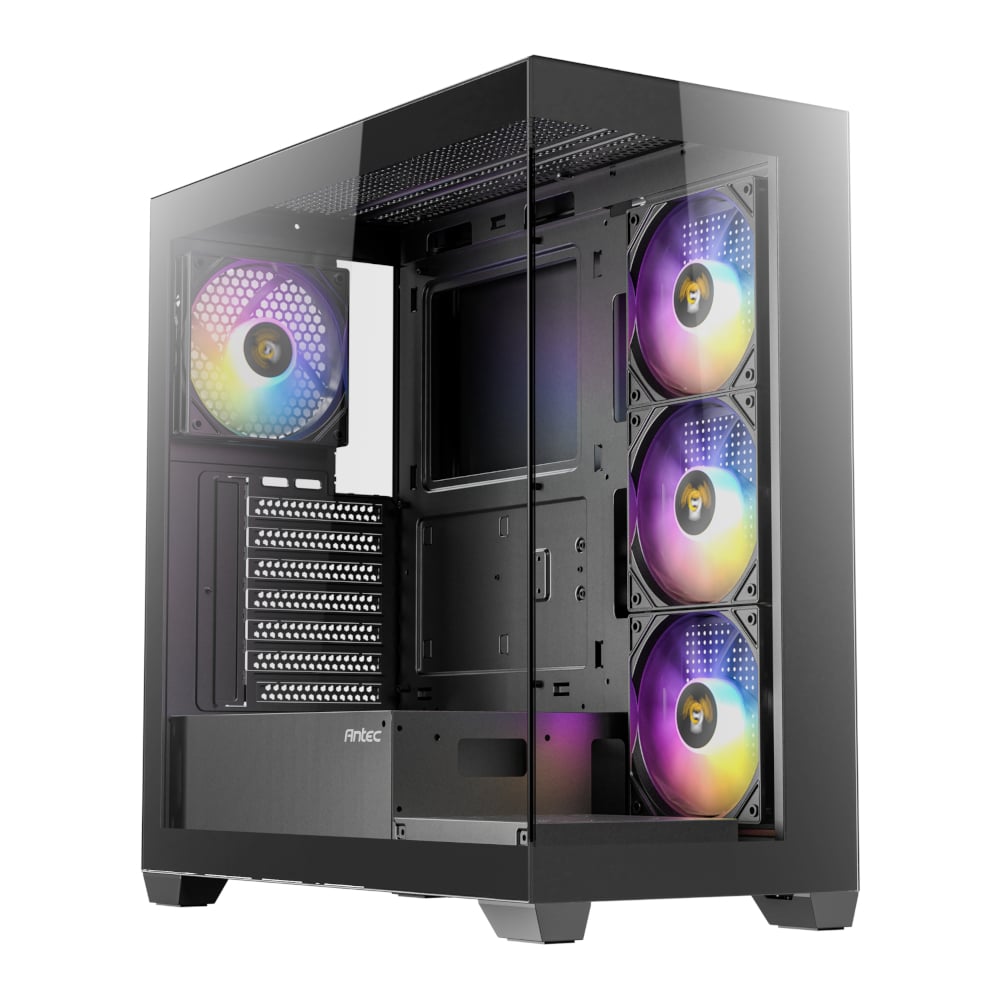 Antec CX300 ARGB Clear Tempered Glass Steel Black ATX Mid-Tower Gaming Chassis 1 Antec CX300 ARGB Clear Tempered Glass Steel Black ATX Mid-Tower Gaming Chassis