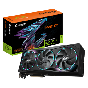 Gigabyte GeForce RTX 5070 Ti AORUS MASTER 16GB GDDR7 256-bit PCIe 5.0 Graphics Card