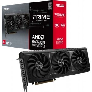 ASUS Radeon RX 9070 PRIME OC 16GB GDDR6 256-Bit PCIe 5.0 Graphics Card