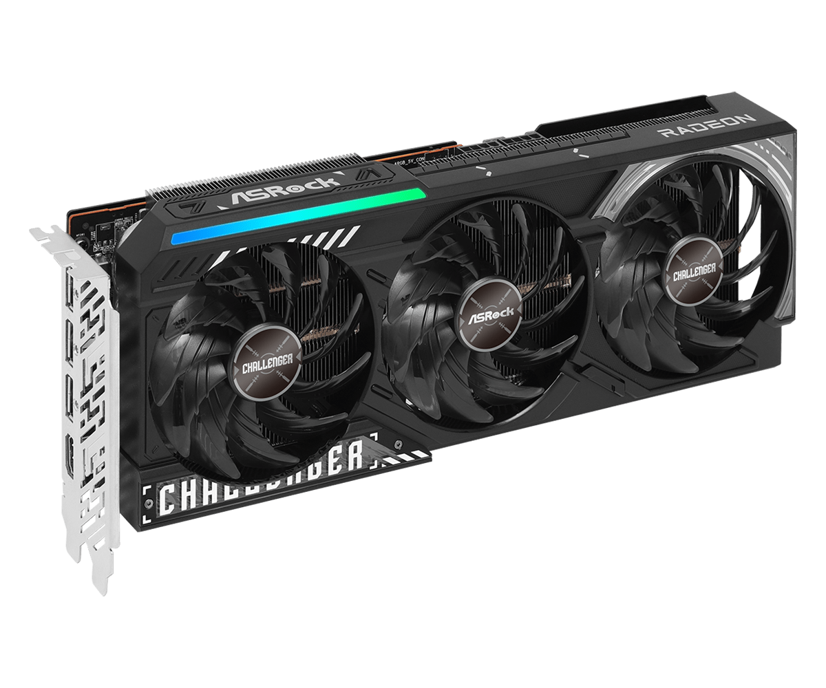ASRock Radeon RX 9070 Challenger 16GB GDDR6 256-Bit PCIe 5.0 Graphics Card 3 ASRock Radeon RX 9070 Challenger 16GB GDDR6 256-Bit PCIe 5.0 Graphics Card