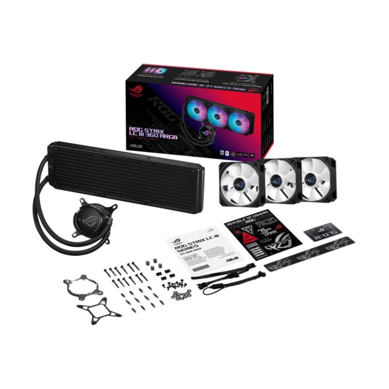 ASUS ROG STRIX LC III 360 ARGB AIO 360mm Black Liquid Cooler 8 ASUS ROG STRIX LC III 360 ARGB AIO 360mm Black Liquid Cooler