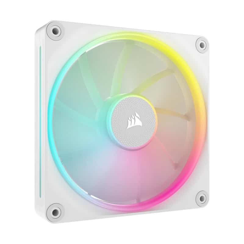 Corsair LX140 RGB iCUE LINK 140mm PWM 2000 RPM White Case Fan - Dual Pack & System Hub 2 Corsair LX140 RGB iCUE LINK 140mm PWM 2000 RPM White Case Fan - Dual Pack & System Hub