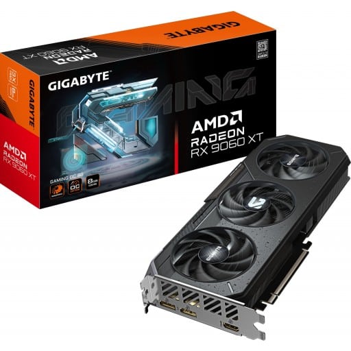 Gigabyte Radeon RX 9060 XT 16GB GAMING OC GDDR6 128-Bit PCIe 5.0 Graphics Card 1 Gigabyte Radeon RX 9060 XT 16GB GAMING OC GDDR6 128-Bit PCIe 5.0 Graphics Card
