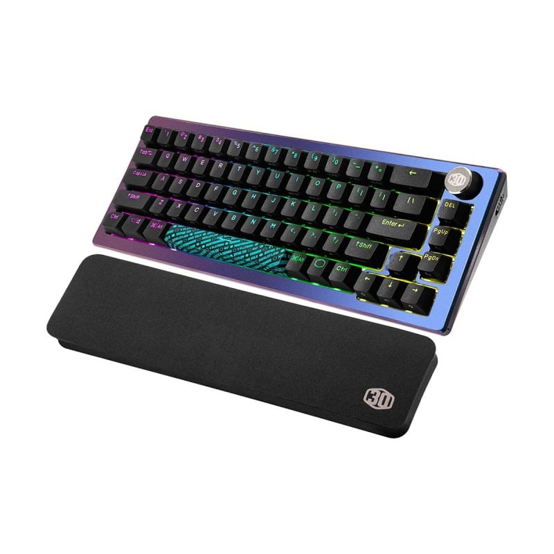 Cooler Master MK721 30th Anniversary Edition Chameleon Colorway Accents 65% Kailh Box V2 White Wireless Gaming Keyboard 3 Cooler Master MK721 30th Anniversary Edition Chameleon Colorway Accents 65% Kailh Box V2 White Wireless Gaming Keyboard