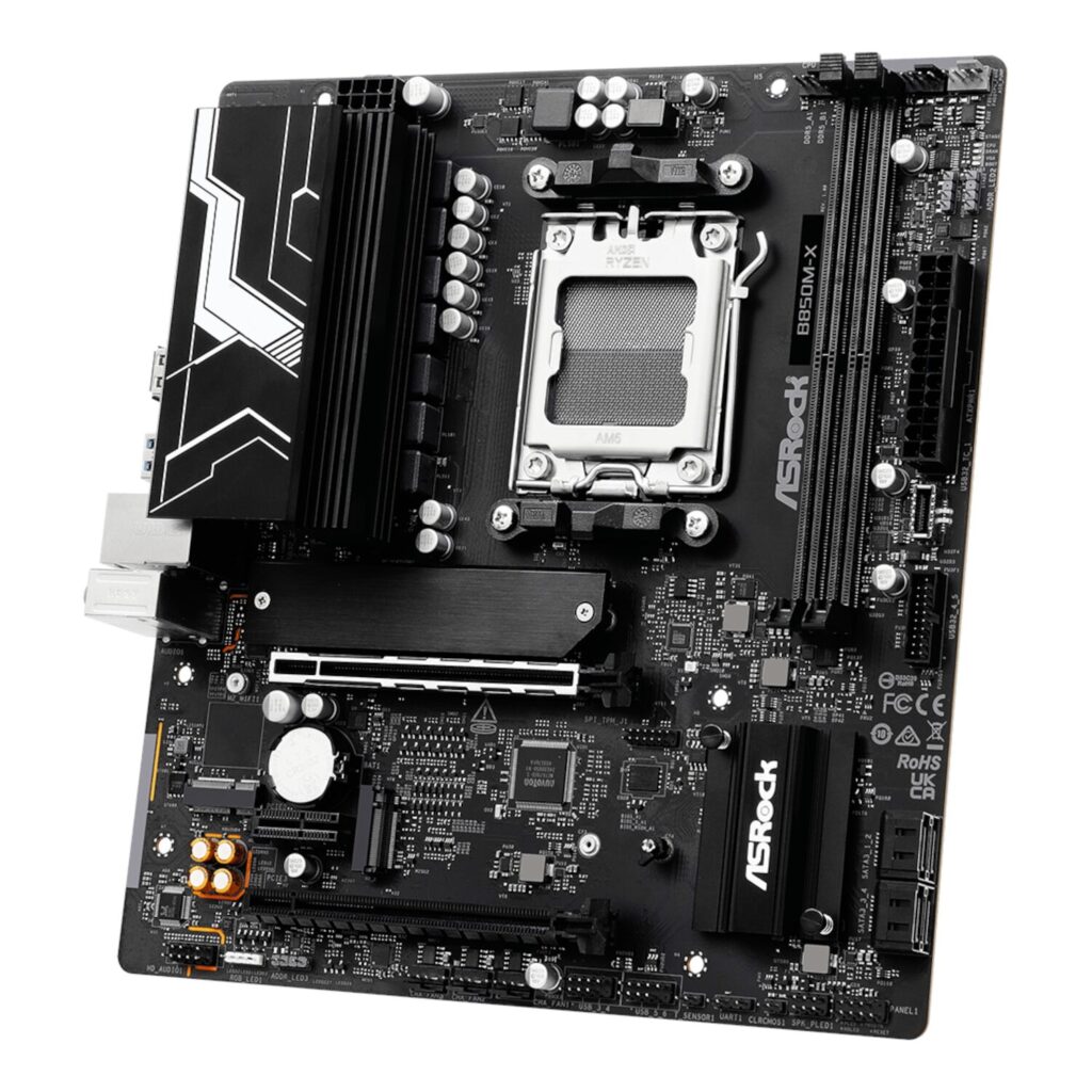 ASRock B850M-X WiFi AMD B850 Ryzen Socket AM5 Micro-ATX Motherboard 5 ASRock B850M-X WiFi AMD B850 Ryzen Socket AM5 Micro-ATX Motherboard