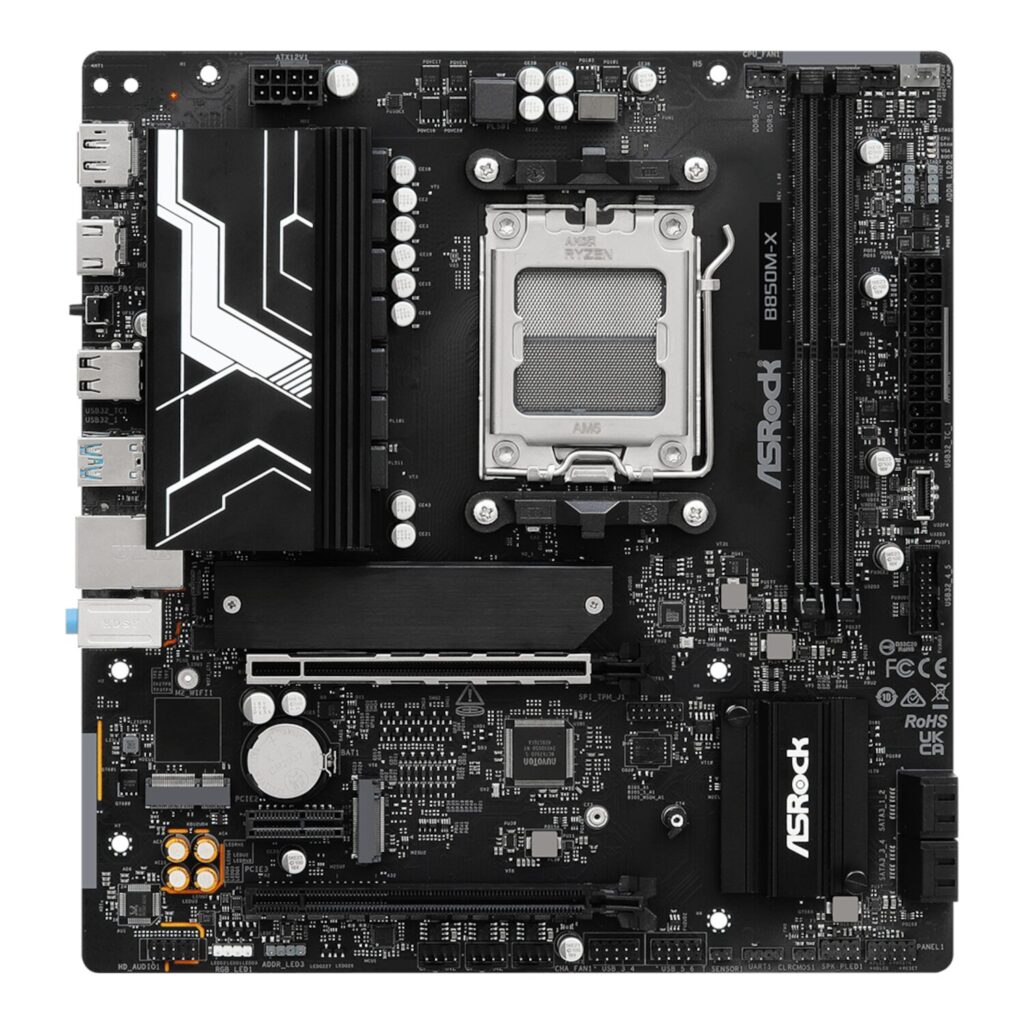 ASRock B850M-X WiFi AMD B850 Ryzen Socket AM5 Micro-ATX Motherboard 4 ASRock B850M-X WiFi AMD B850 Ryzen Socket AM5 Micro-ATX Motherboard