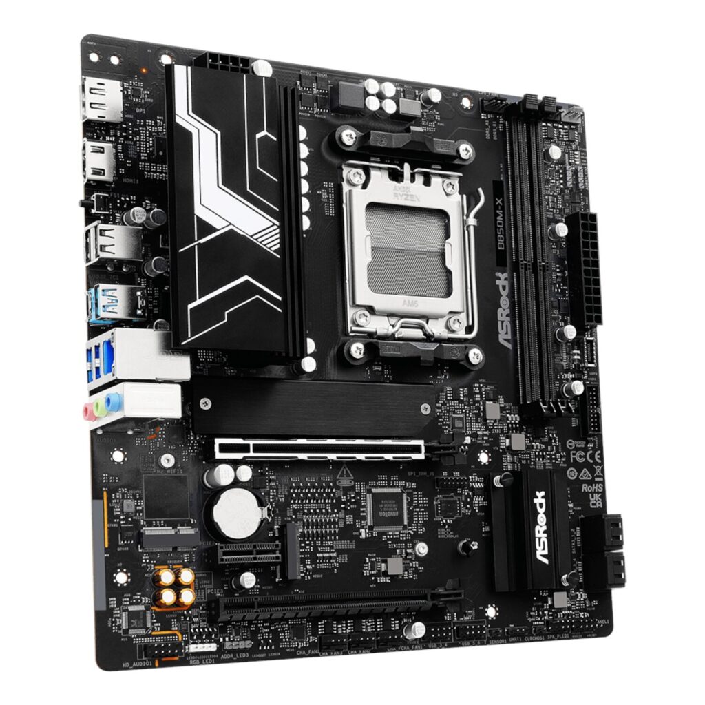 ASRock B850M-X WiFi AMD B850 Ryzen Socket AM5 Micro-ATX Motherboard 3 ASRock B850M-X WiFi AMD B850 Ryzen Socket AM5 Micro-ATX Motherboard
