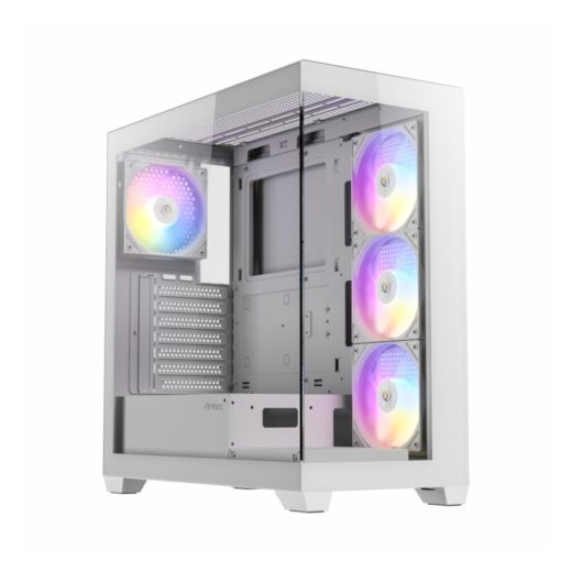 Antec CX300 ARGB Clear Tempered Glass Steel White ATX Mid-Tower Gaming Chassis