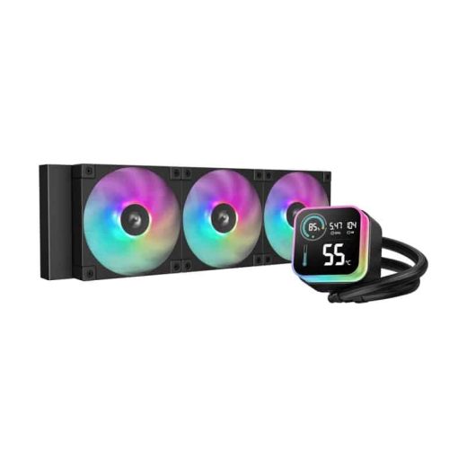 DeepCool LQ360 ARGB LCD 360mm AIO Black Liquid CPU Cooler