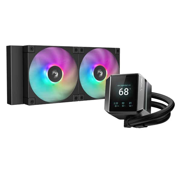 DeepCool MYSTIQUE 240mm ARGB AIO Black Liquid CPU Cooler 1 DeepCool MYSTIQUE 240mm ARGB AIO Black Liquid CPU Cooler