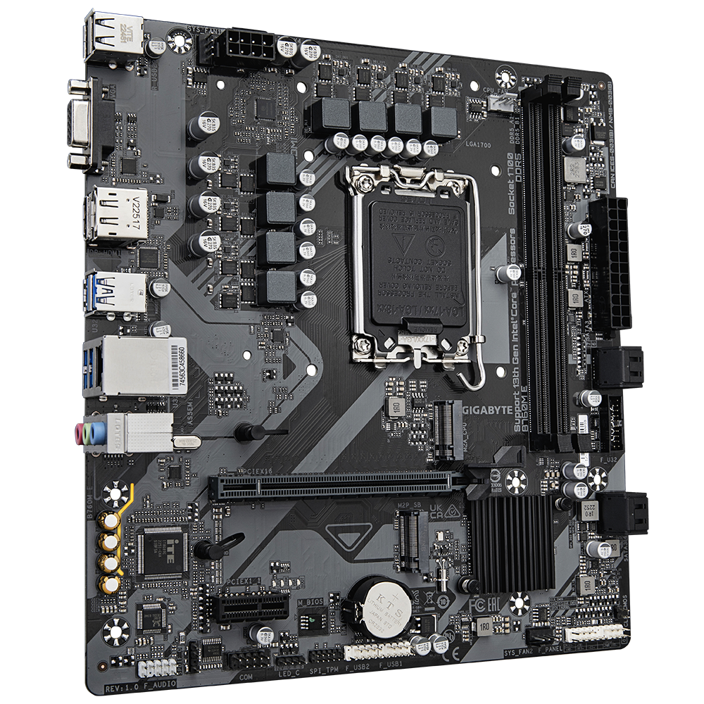 Gigabyte B760M E LGA 1700 Micro-ATX DDR5 Motherboard 4 Gigabyte B760M E LGA 1700 Micro-ATX DDR5 Motherboard