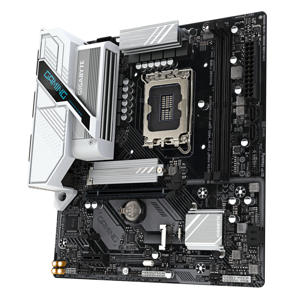 Gigabyte B760M GAMING WIFI PLUS Intel LGA 1700 Micro-ATX DDR5 Motherboard 4 Gigabyte B760M GAMING WIFI PLUS Intel LGA 1700 Micro-ATX DDR5 Motherboard