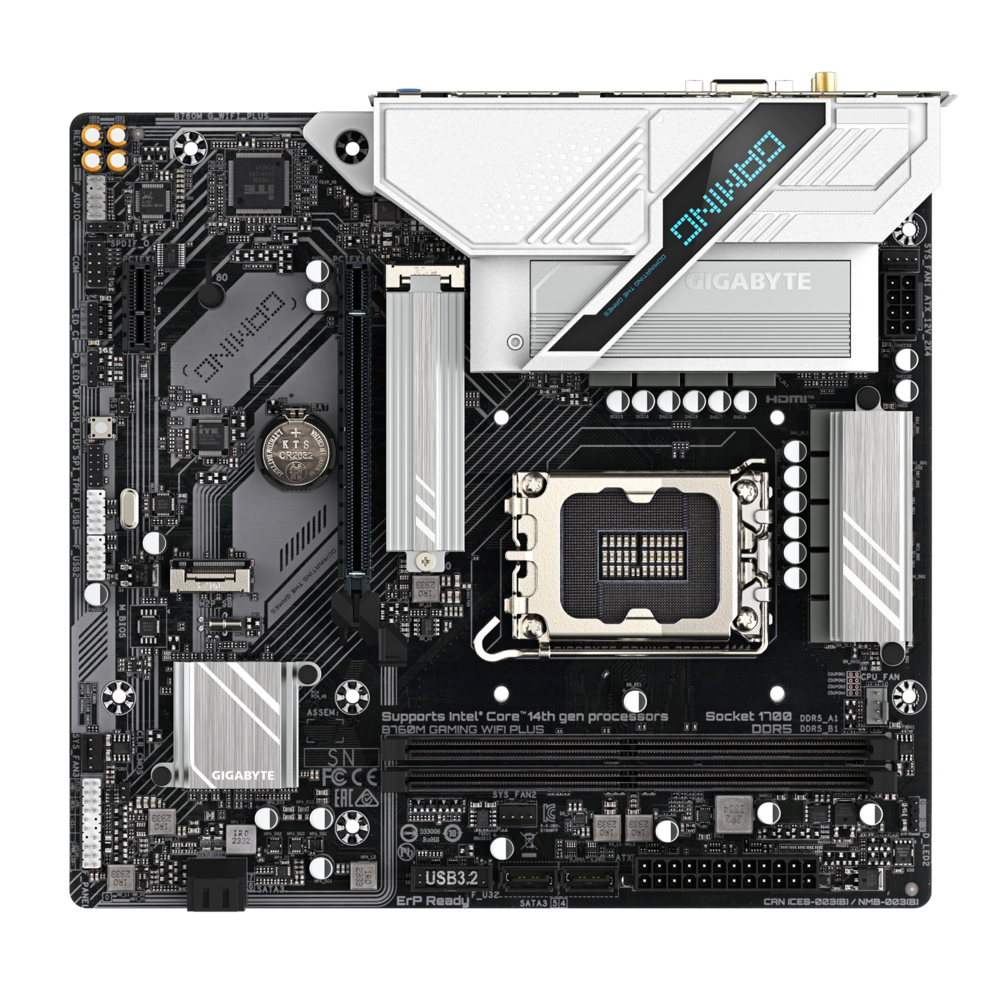 Gigabyte B760M GAMING WIFI PLUS Intel LGA 1700 Micro-ATX DDR5 Motherboard 5 Gigabyte B760M GAMING WIFI PLUS Intel LGA 1700 Micro-ATX DDR5 Motherboard
