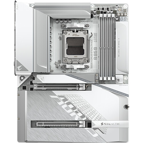 Gigabyte B850 AORUS STEALTH ICE AM5 ATX DDR5 Motherboard 2 Gigabyte B850 AORUS STEALTH ICE AM5 ATX DDR5 Motherboard