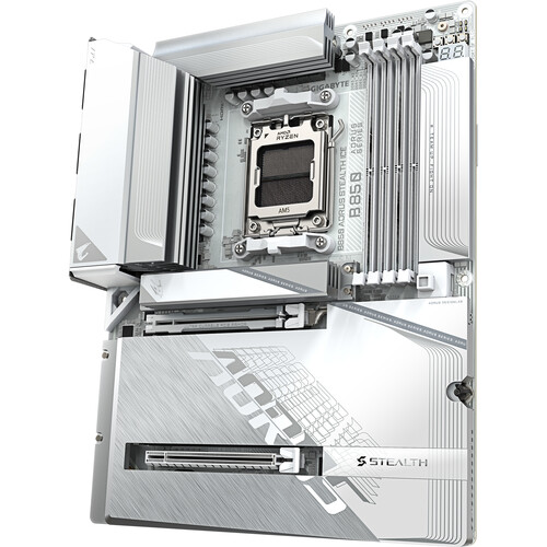 Gigabyte B850 AORUS STEALTH ICE AM5 ATX DDR5 Motherboard 4 Gigabyte B850 AORUS STEALTH ICE AM5 ATX DDR5 Motherboard
