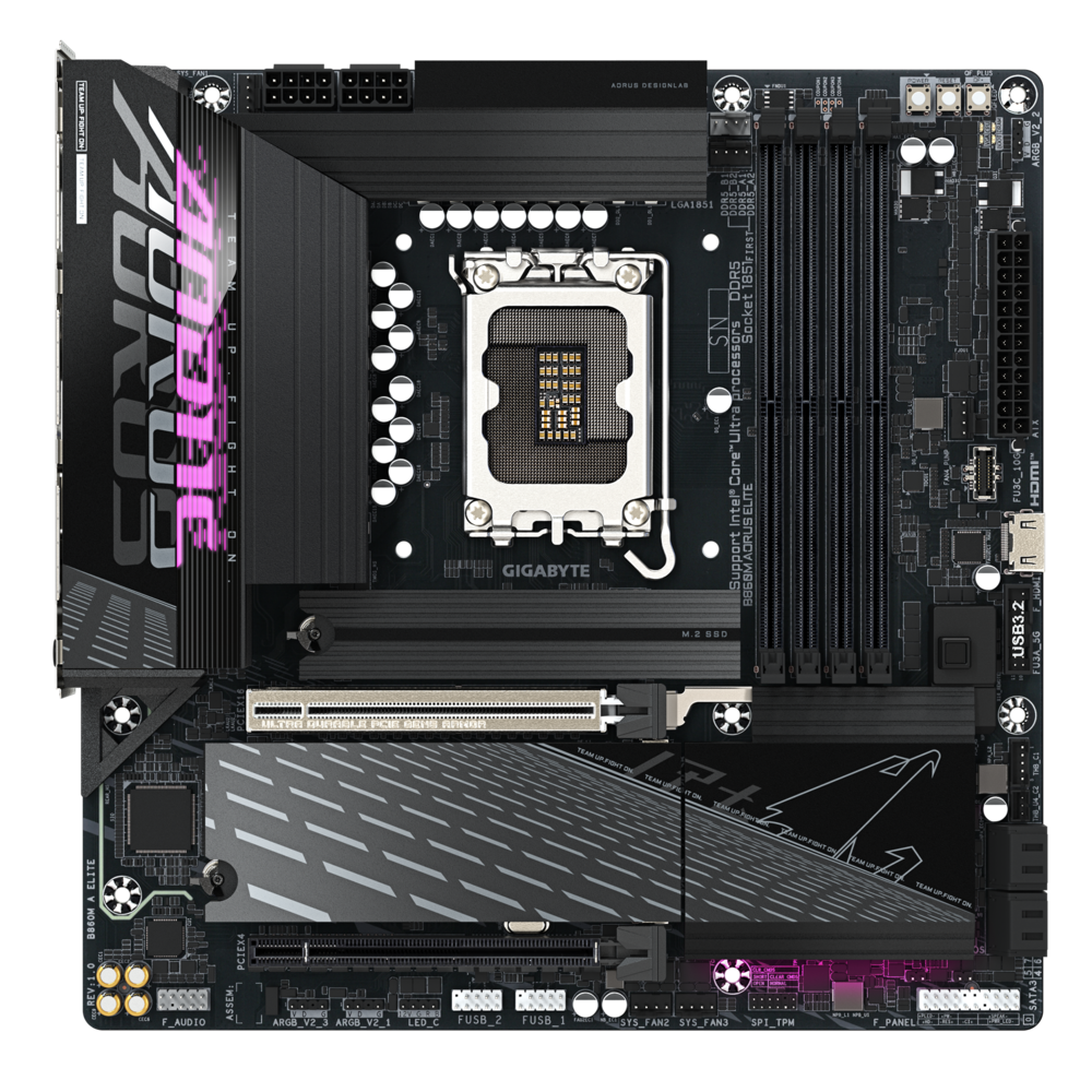 Gigabyte B860M AORUS ELITE Intel LGA1851 Micro-ATX DDR5 Motherboard 2 Gigabyte B860M AORUS ELITE Intel LGA1851 Micro-ATX DDR5 Motherboard