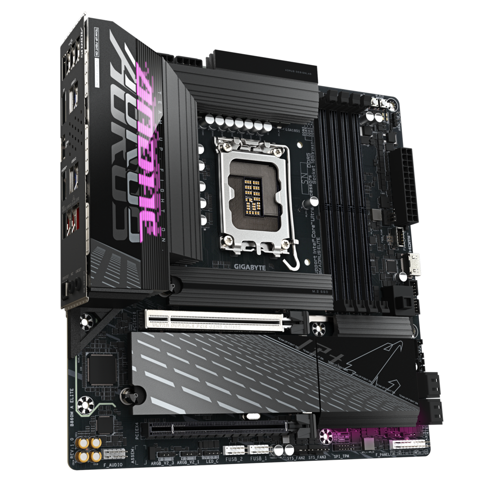Gigabyte B860M AORUS ELITE Intel LGA1851 Micro-ATX DDR5 Motherboard 3 Gigabyte B860M AORUS ELITE Intel LGA1851 Micro-ATX DDR5 Motherboard
