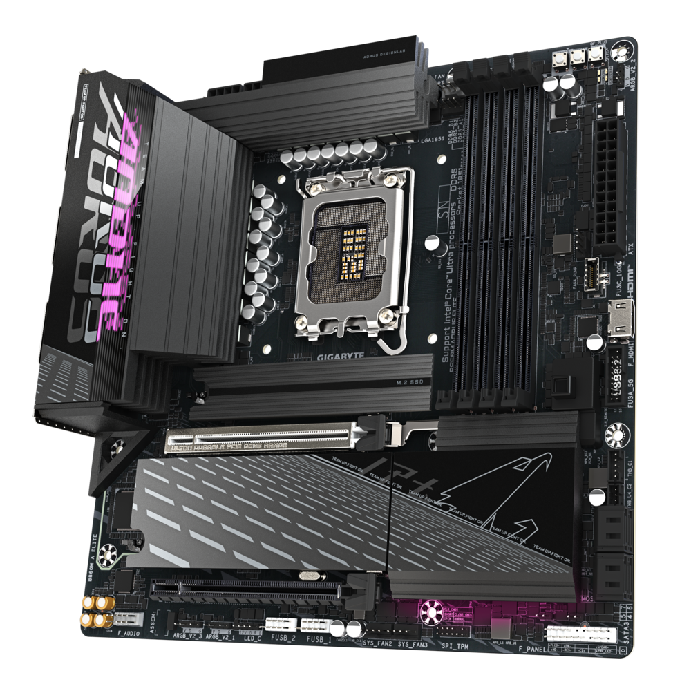 Gigabyte B860M AORUS ELITE Intel LGA1851 Micro-ATX DDR5 Motherboard 4 Gigabyte B860M AORUS ELITE Intel LGA1851 Micro-ATX DDR5 Motherboard