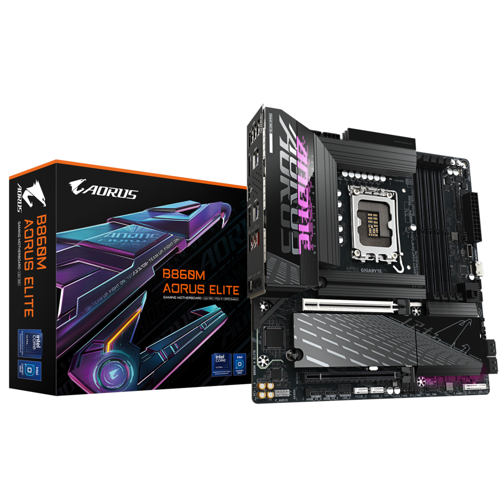 Gigabyte B860M AORUS ELITE Intel LGA1851 Micro-ATX DDR5 Motherboard 1 Gigabyte B860M AORUS ELITE Intel LGA1851 Micro-ATX DDR5 Motherboard