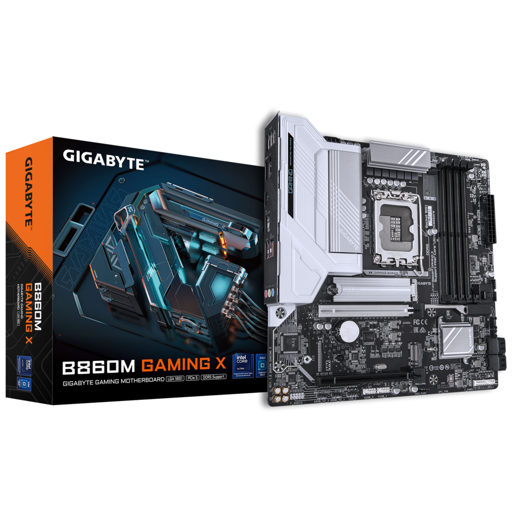 Gigabyte B860M GAMING X Intel LGA1851 Micro-ATX DDR5 Motherboard 1 Gigabyte B860M GAMING X Intel LGA1851 Micro-ATX DDR5 Motherboard