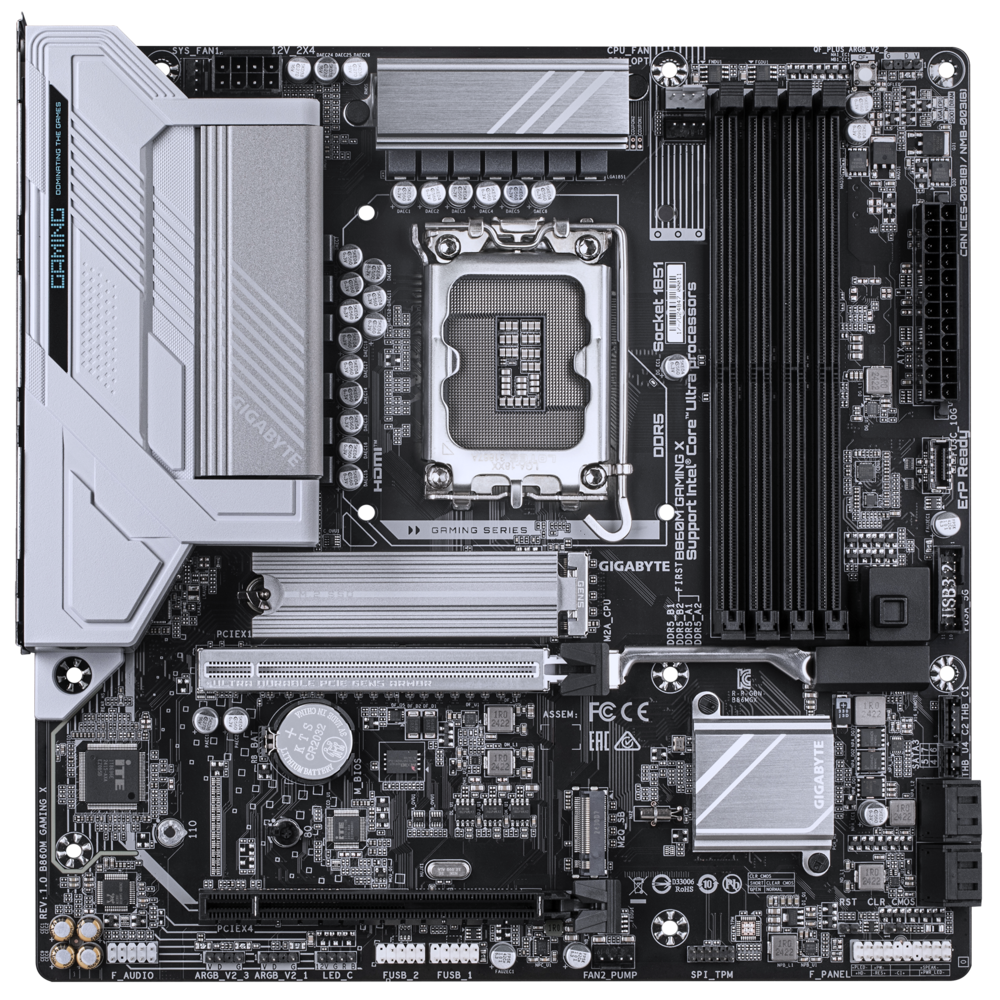 Gigabyte B860M GAMING X Intel LGA1851 Micro-ATX DDR5 Motherboard 2 Gigabyte B860M GAMING X Intel LGA1851 Micro-ATX DDR5 Motherboard